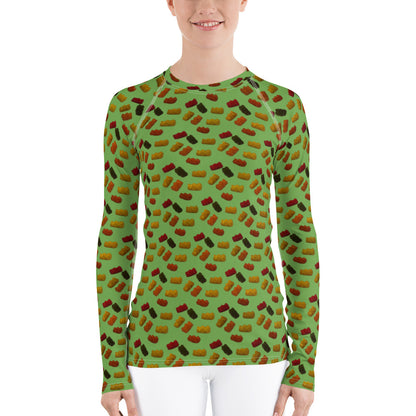 Gummy Bears - Women's Rash Guard - Green