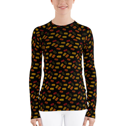 Gummy Bears - Women's Rash Guard - Black