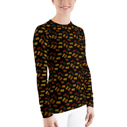Gummy Bears - Women's Rash Guard - Black