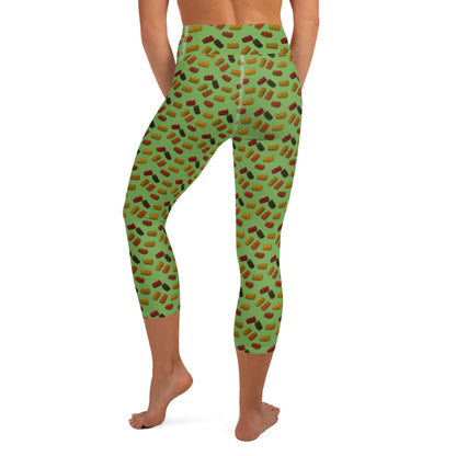 Gummy bears - Yoga Capri Leggings - Green