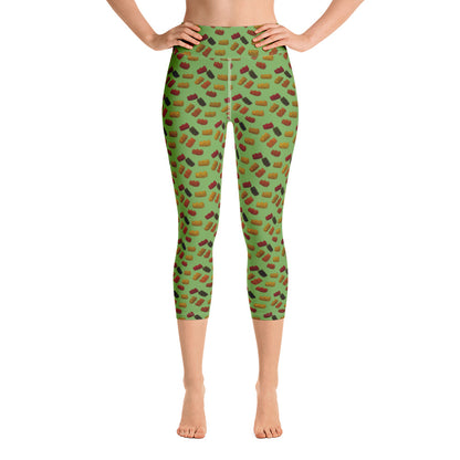 Gummy bears - Yoga Capri Leggings - Green
