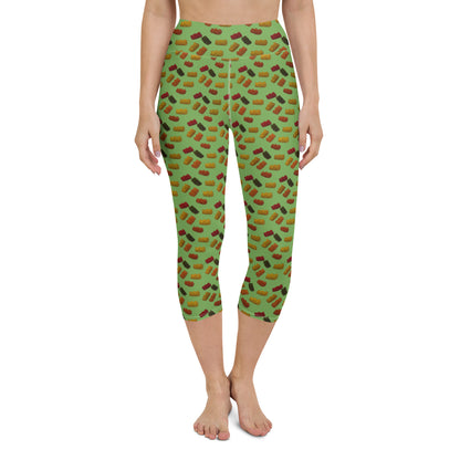 Gummy bears - Yoga Capri Leggings - Green