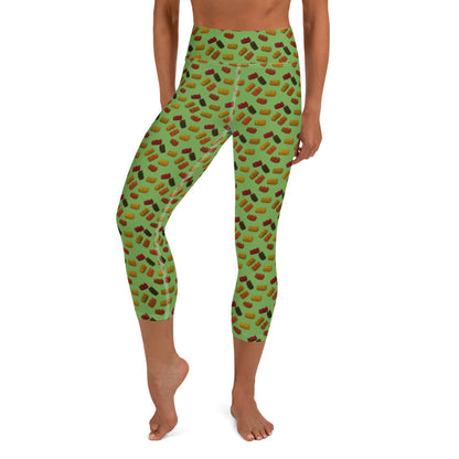 Gummy bears - Yoga Capri Leggings - Green