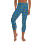 Gummy bears - Yoga Capri Leggings -Blue