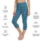 Gummy bears - Yoga Capri Leggings -Blue