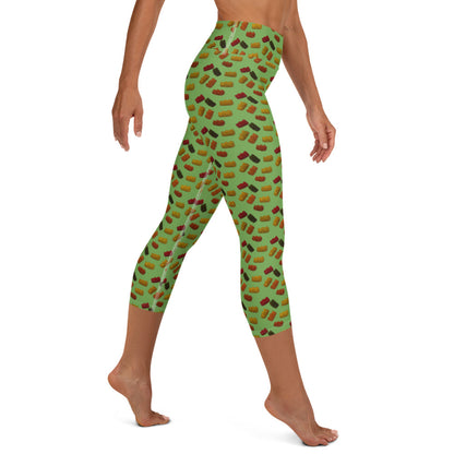 Gummy bears - Yoga Capri Leggings - Green