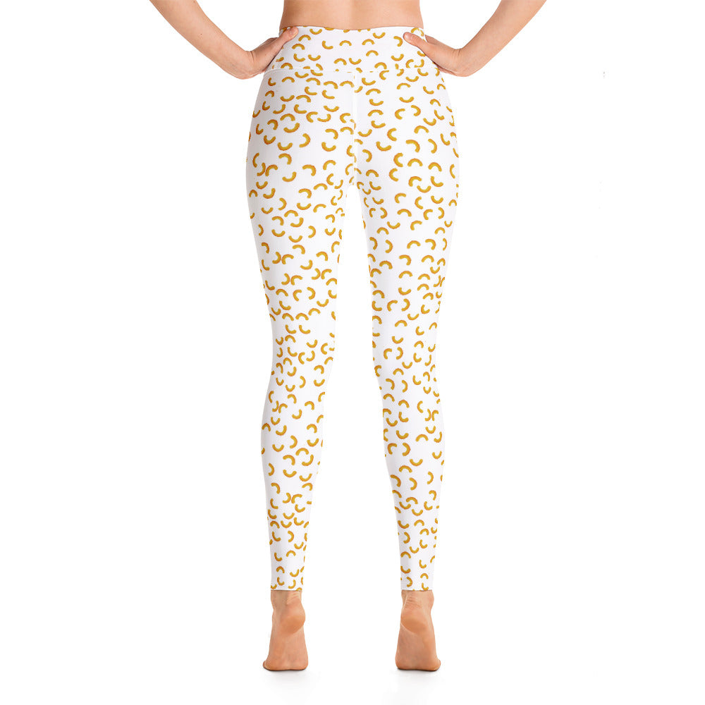 Cheezy doodels - Yoga Leggings white