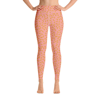 Cheezy doodels - Yoga Leggings pink