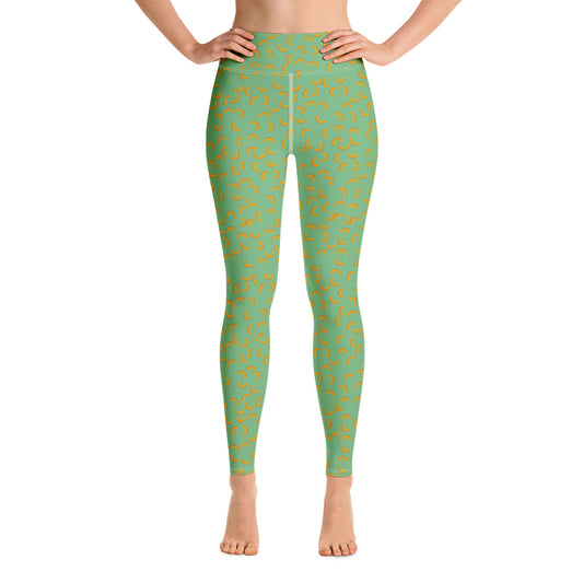 Cheezy doodels - Yoga Leggings green