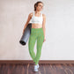 Cheezy doodels - Yoga Leggings green