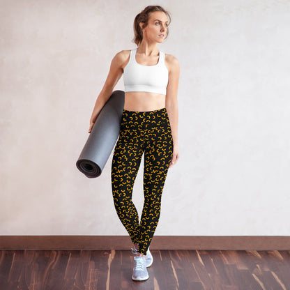 Cheezy doodels - Yoga Leggings black