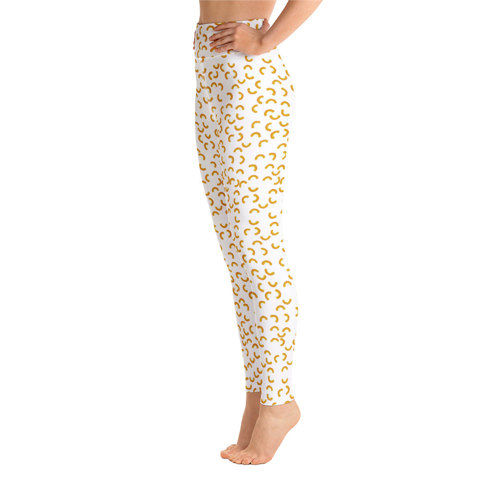 Cheezy doodels - Yoga Leggings white