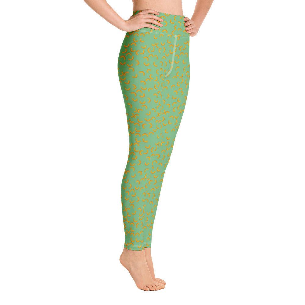 Cheezy doodels - Yoga Leggings green
