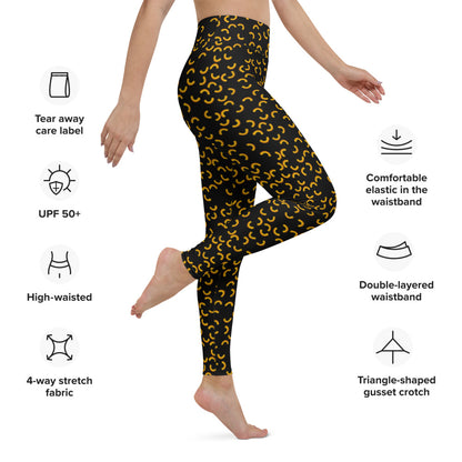 Cheezy doodels - Yoga Leggings black