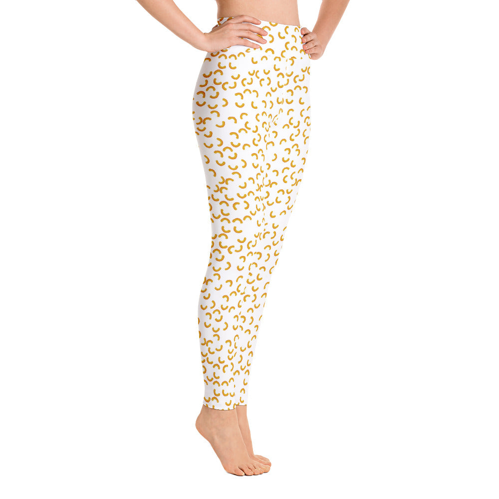 Cheezy doodels - Yoga Leggings white