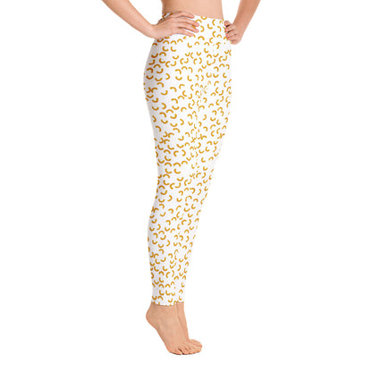 Cheezy doodels - Yoga Leggings white