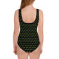 Green Snake - Youth Swimsuit - Black