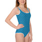Green Snake - Youth Swimsuit - Blue