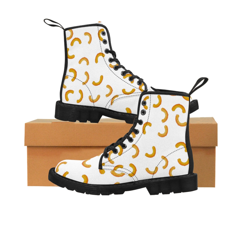 Cheezy Doodles - Womens Canvas Boots