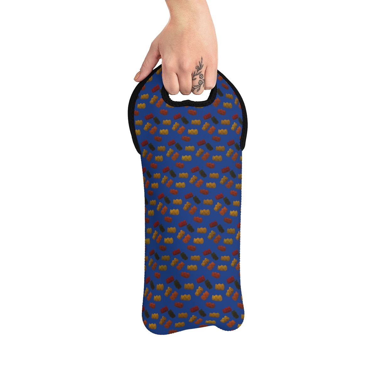 Gummy Bears - Wine Tote Bag - Blue