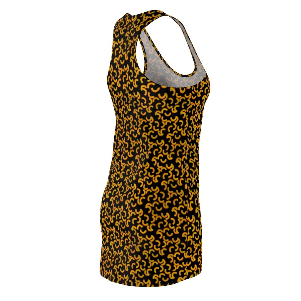Cheezy doodles - Women's Racerback Dress - Black