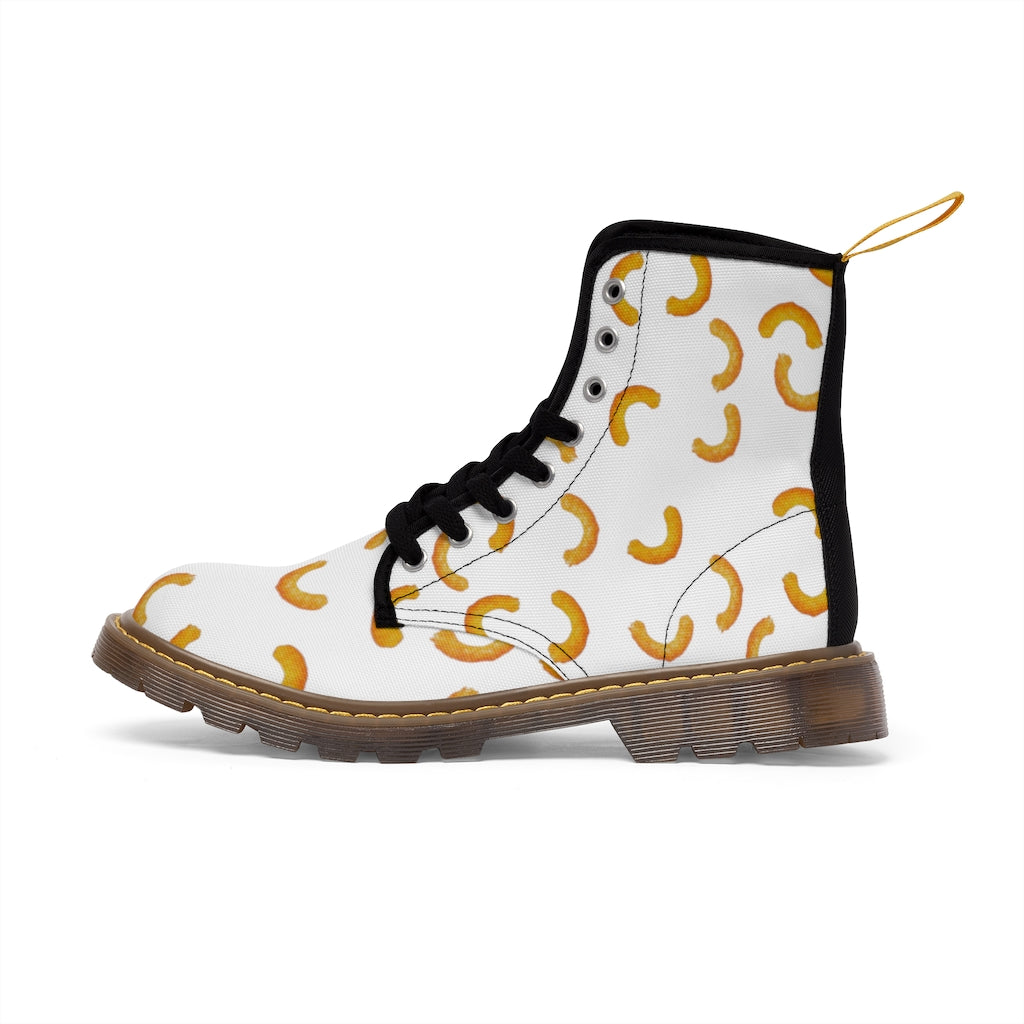 Cheezy Doodles - Womens Canvas Boots