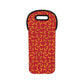 Chezy doodles - Wine Tote Bag - Red