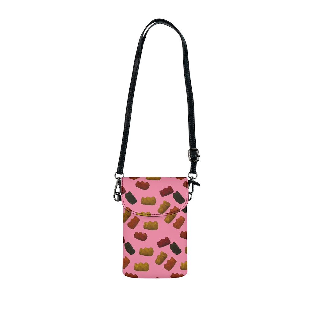Gummy Bears - Small Cell Phone Wallet - Pink