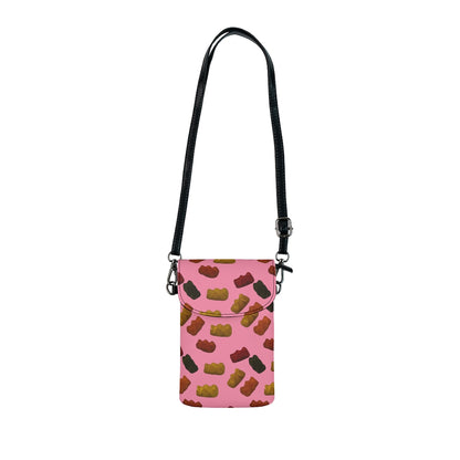 Gummy Bears - Small Cell Phone Wallet - Pink