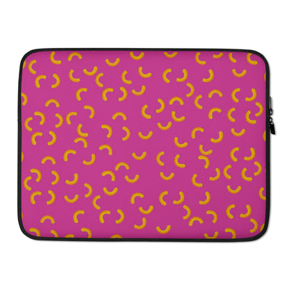 Cheezy doodles - Laptop Sleeve red violet
