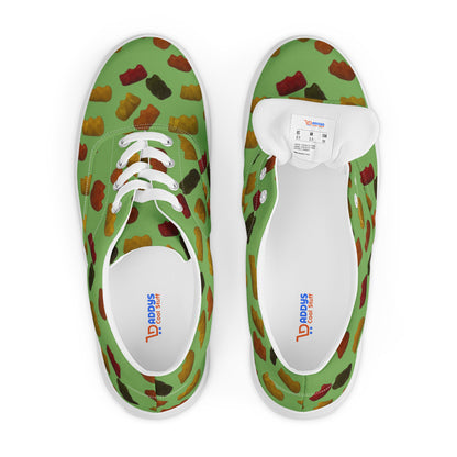 Gummy Bears - Men’s lace-up canvas shoes - Green