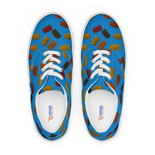 Gummy Bears - Men’s lace-up canvas shoes - Blue