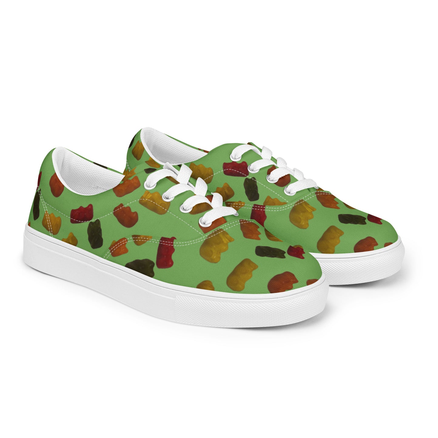 Gummy Bears - Men’s lace-up canvas shoes - Green