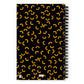 Cheezy doodles - Spiral notebook dotted black