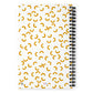Cheezy doodles - Spiral notebook dotted white