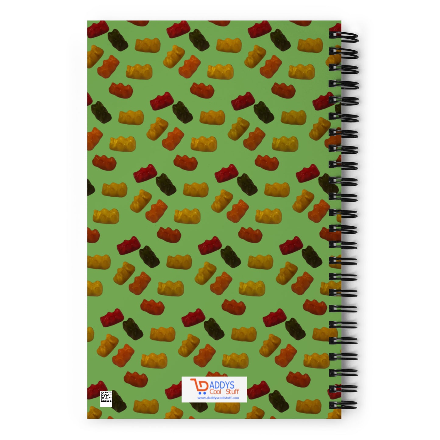 Gummy Bears -  Spiral notebook - green