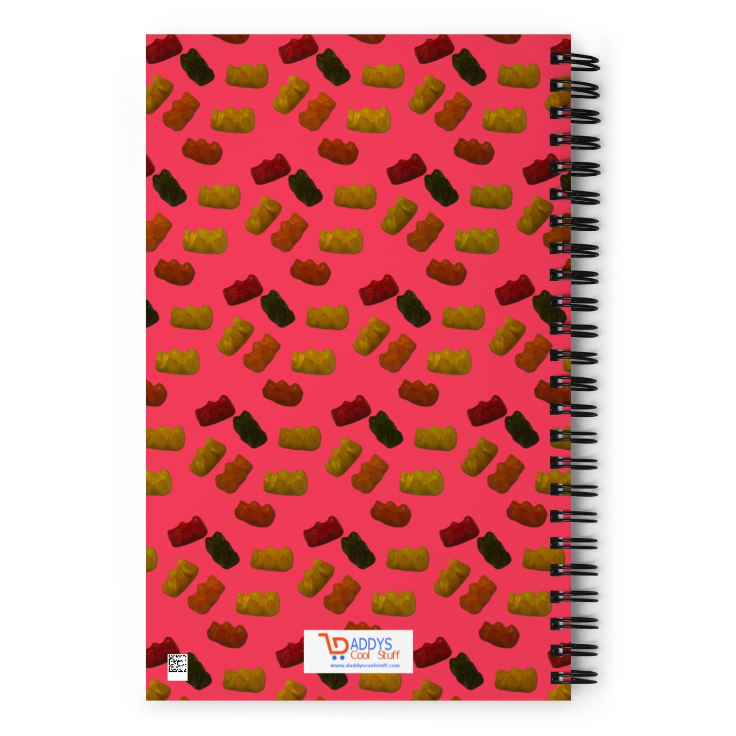 Gummy Bears -  Spiral notebook - red