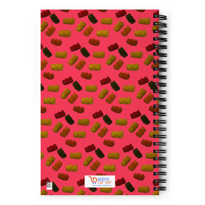 Gummy Bears -  Spiral notebook - red