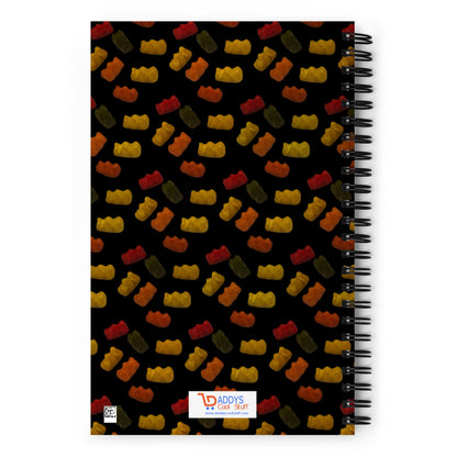 Gummy Bears -  Spiral notebook - black
