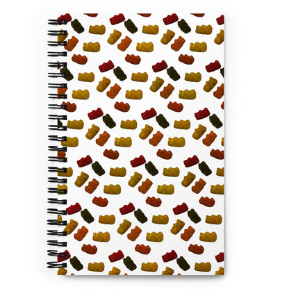 Gummy Bears -  Spiral notebook - white
