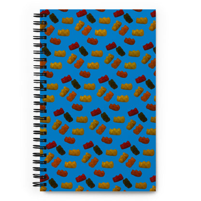 Gummy Bears -  Spiral notebook - blue