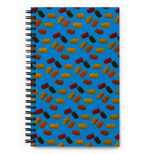 Gummy Bears -  Spiral notebook - blue