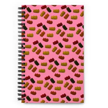 Gummy Bears -  Spiral notebook - pink
