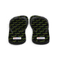 Green Snake - Flip-Flops - Black