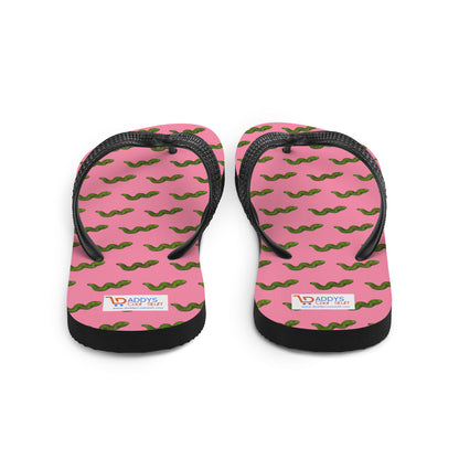 Green Snake - Flip-Flops - Pink