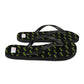 Green Snake - Flip-Flops - Black