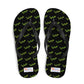 Green Snake - Flip-Flops - Black