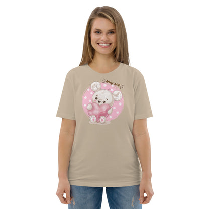 Hug Me Teddybear - Unisex organic cotton t-shirt