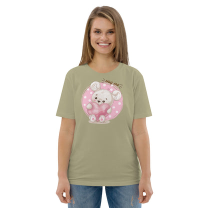 Hug Me Teddybear - Unisex organic cotton t-shirt
