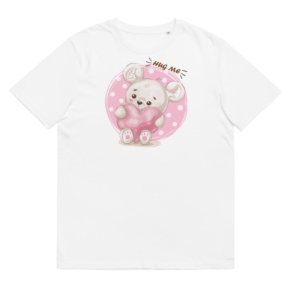 Hug Me Teddybear - Unisex organic cotton t-shirt